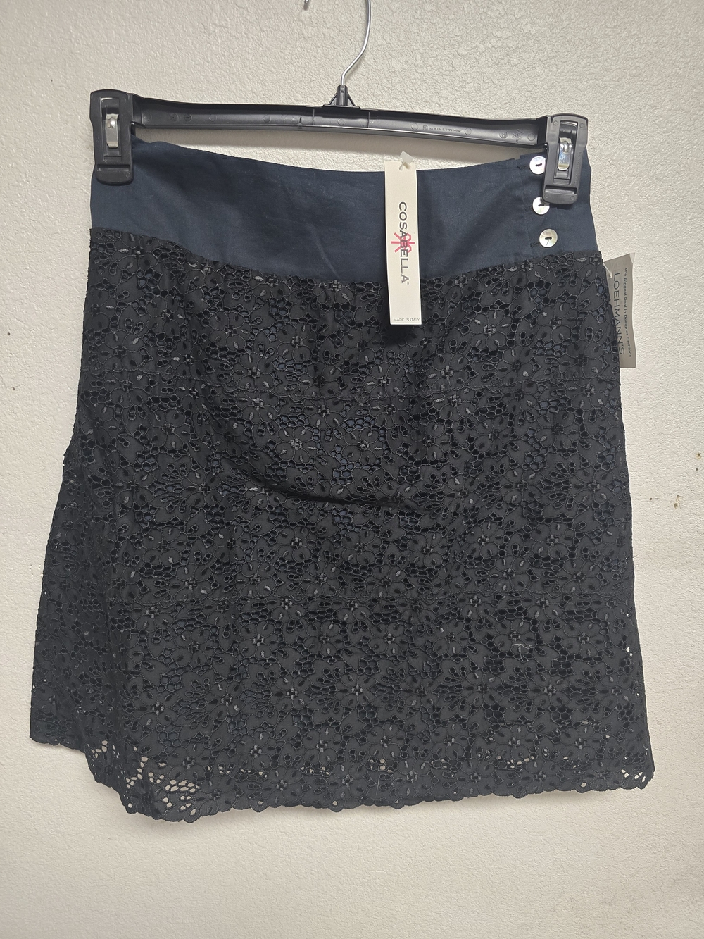 Cosabella Black Lace Mini Skirt